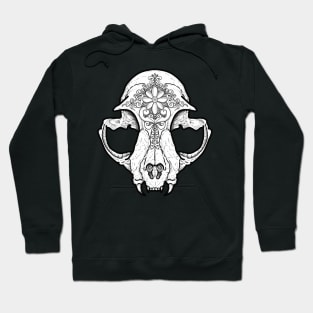 Cat skull design Hoodie